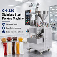 Machine d'emballage verticale de sachets de pâte à fréquence variable
