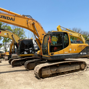Excavadora Usada HYUNDAI 215L de 21 Toneladas, Excavadora Hidráulica de Segunda Mano 220LC-9S 225LC-9S, Entrega Global - Product Image 1