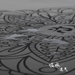 Tapete de Yoga Redondo Ningbo Science, 70x70mm, Negro, Antideslizante, para Meditación y Fitness - Product Image 2