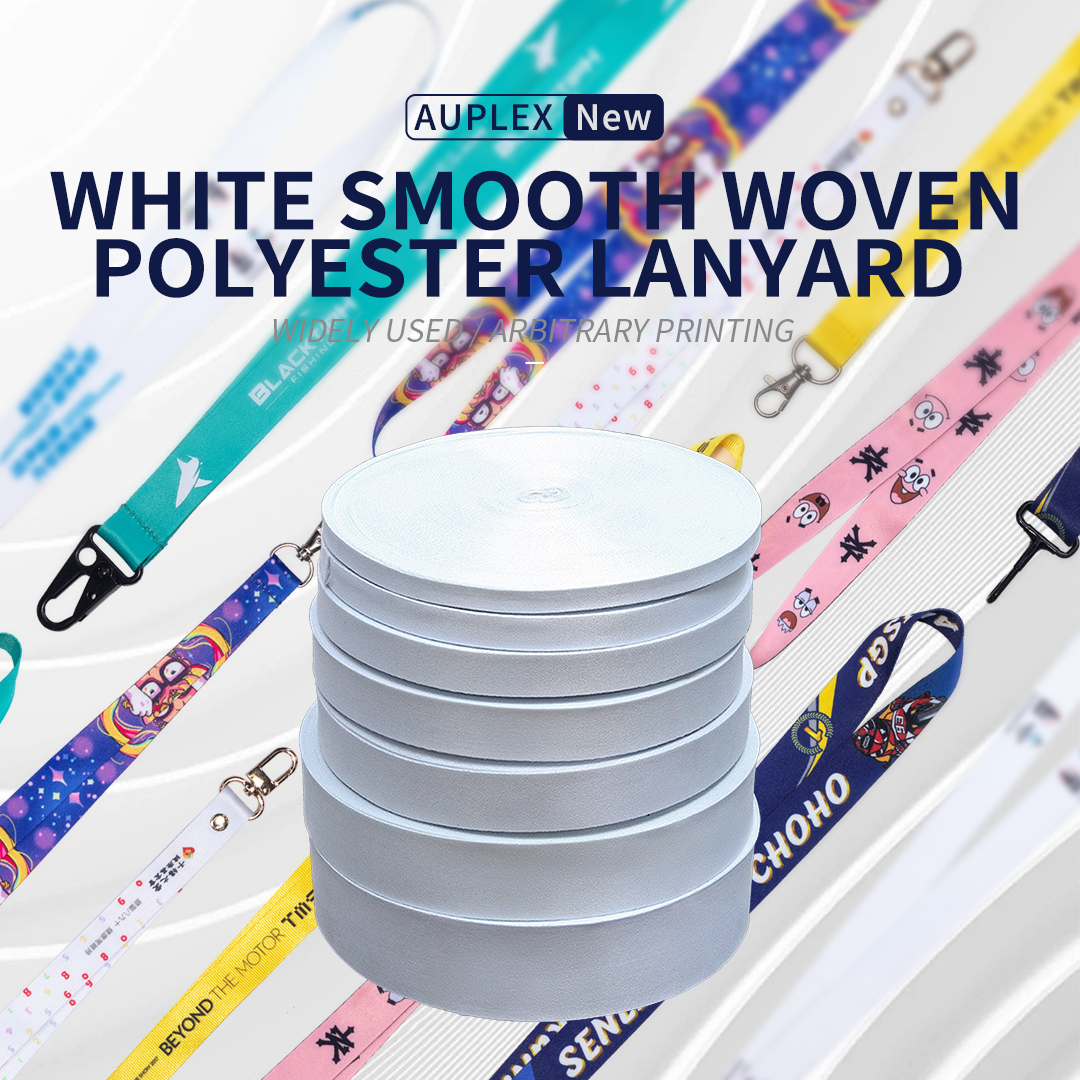 Custom Logo Sublimation Ribbon for DIY Crafts - 100% Polyester Fabric 15mm & 35mm Widths Elastic Satin Options White Image 5