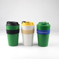 Conception personnalisée 500ml Portable Tasse À Café Couvercle Isolation Thermique En Gros Personnalisé Direct Paille Tasse Voyage