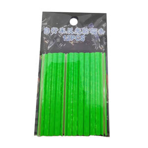 Clips reflectantes para radios de bicicleta, 12 Uds., clips de alambre verde fluorescente para conducción nocturna y uso al aire libre - Product Image 1