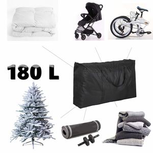 Custom Size Heavy Duty <b>Waterproof</b> Breathable Square Black Extra Large Moving Storage Bag - Product Image 3