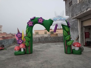 Bán Hot tùy chỉnh thiết kế tổ chức sự kiện bên lối vào Hoa vòm bơm hơi cho sự kiện trang trí sân khấu - Product Image 2