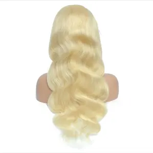 Parrucca donna frangia dorata capelli ricci lunghi capelli ricci parrucca grande onda completo testa di usura quotidiana