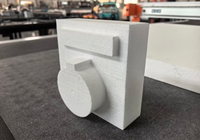 Machine de découpe automatique de blocs de mousse CNC Rongchi, découpeuse de mousse à fil chaud 3D avec moteur, contrôle PLC Mach3, 3000x1300x1300mm