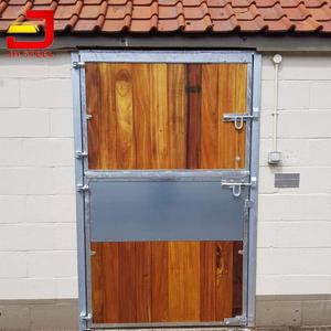 باب خشبي عالي الجودة لاسطبل الخيول مع حشوة من الخيزران، باب هولندي مزدوج متأرجح، باب منزلق للبيع - Product Image 4