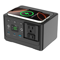 Station d'alimentation portable sans fil LiFePO4 150W 96Wh avec sortie de charge rapide PD 100W pour le camping en plein air, la maison et les urgences