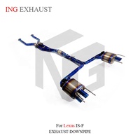 Système d'échappement Cat-Back Valvetronic en titane ING pour Lexus IS-F – Pièces de performance ultra-légères à haut débit pour la tuning – Vente en gros