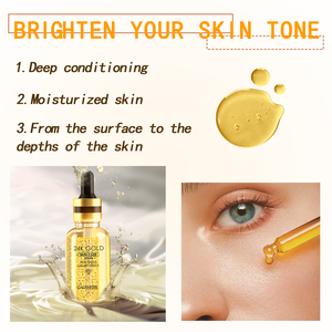 Halal Mỹ phẩm nhãn hiệu riêng huyết thanh Hàn Quốc chăm sóc da giữ ẩm chống nhăn axit <span class=keywords><strong>hyaluronic</strong></span> 24K vàng Mặt huyết thanh - Product Image 4