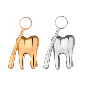 Broches Personalizados com Logotipo para Odontologia e Medicina, Acessórios de Joalheria de Moda Europeia, Emblemas de Lapela Pintados para Anatomia, Biologia e Dentes - Product Image 4