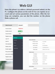 Para el hotel y la Oficina Buen precio Conferencia Intercomunicador familiar Audio Voip Teléfono fijo inalámbrico SIP Teléfono IP - Product Image 4