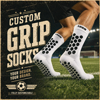 Chaussettes de football de haute qualité, chaussettes de sport antidérapantes, chaussettes de sport personnalisées, chaussettes de football unisexes mi-tube antidérapantes