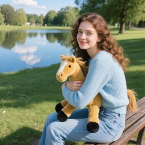 Venta Directa de Fábrica, Juguetes de Caballo para Niños, Caballo de Peluche al por Mayor, Regalos, Caballo Kawaii de Diseño Moderno y Buena Venta - Product Image 1