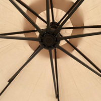 Parasol suspendu 3M Banana en stock, prêt à être expédié pour jardin, patio, cour extérieure