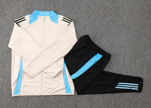 Chaqueta Deportiva con Cremallera Completa y Manga Corta, Estampada, para Otoño/Invierno, Estilo Retro, Clubes Europeos 26/27 Argentina, Ropa de Fútbol para Competición - Product Image 5