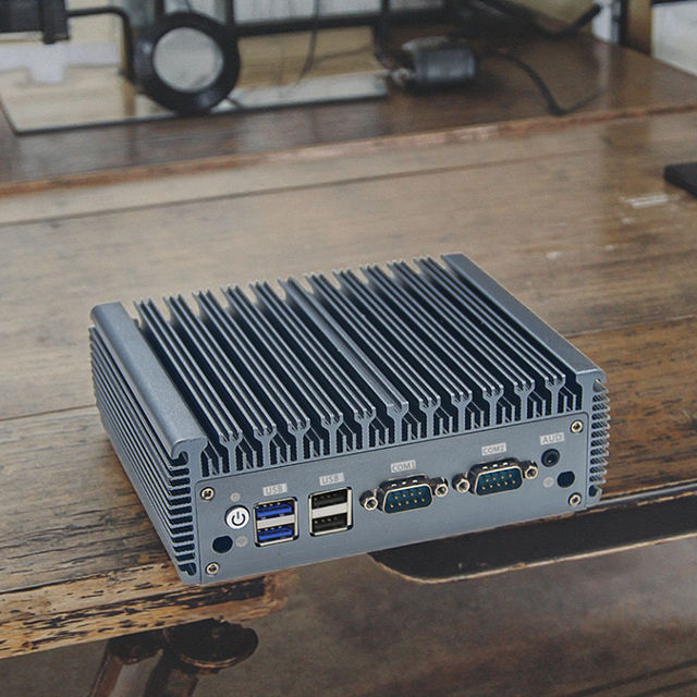 OEM New Mini PC CPU Core J4125 I5 I7 NUC System Windows 10 DDR3 Industrial All-in-One Fanless Business