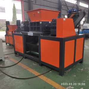 Broyeur à double arbre de vieux vêtements en métal et en fer Broyeur à copeaux de papier d'aluminium Broyeur à réservoir de <span class=keywords><strong>gaz</strong></span> multifonctionnel - Product Image 3