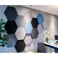 Panneau d'absorption acoustique en fibre de polyester, panneaux acoustiques en fibre de verre, panneaux acoustiques en feutre PET