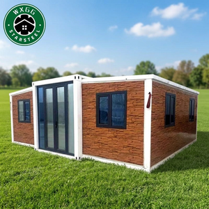 Casas Modulares Plegables Portátiles, Casa Contenedor de 3 Habitaciones, Casa Cubica, 4 Dormitorios, 2 Baños, Contenedor Expandible de 40 pies - Product Image 1