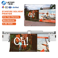 Impresora LETOP 5300MM de Formato Grande para Impresión Flex, 1024 Cabezales, Multicolor, Impresora de Pancartas, Impresora Starfire para Publicidad