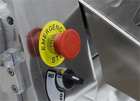 Laminoir à pâte automatique silencieux en acier inoxydable pour table de comptoir, idéal pour la boulangerie, compatible blé et farine