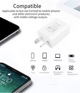 12V SAA认证澳大利亚标准旅行适配器QC1.0快速充电通用壁式充电器5W 1A 2A AU插头 - Product Image 6