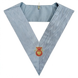 COLLIER D'OFFICIER REGALIA MAÇONNIQUE DE RITE TRADITIONNEL FRANÇAIS COLLIER HOSPITABLE - Product Image 1
