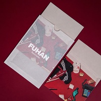 Pochette en papier vélin de haute qualité sur mesure, enveloppe translucide en papier calque pour l'emballage de photos, cartes postales et cartes de vœux