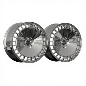 Cerchi Forgiati su Misura 5X120 19-24 Pollici in Lega Personalizzata 20mm ET Nuovi Lucidati Trasparenti - Product Image 2