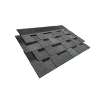 Tuile de toiture en métal traditionnelle revêtue de pierre de 0,3 mm, antirouille, imperméable, légère, ignifuge, résistante à la chaleur, pour toiture de villa