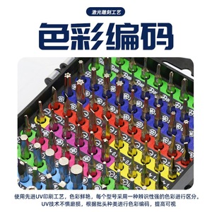 117 In 1 <b>Screwdriver</b> Set Precision Bits For Mobile Phone <b>Watch</b> Repair Chrome Vanadium Steel Magnetic - Product Image 4