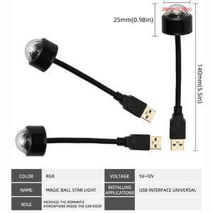 Xe nội thất USB môi trường xung quanh đèn DJ âm thanh kích hoạt <span class=keywords><strong>Strobe</strong></span> kỳ nghỉ nấm đèn <span class=keywords><strong>LED</strong></span> Đảng đèn <span class=keywords><strong>LED</strong></span> cho lễ hội bên - Product Image 6
