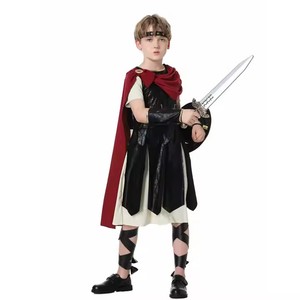 <span class=keywords><strong>Costume</strong></span> da <span class=keywords><strong>Gladiatore</strong></span> Romano Spartano di Lusso con Top per Ragazzi, Abbigliamento per Feste in Poliestere - Product Image 2