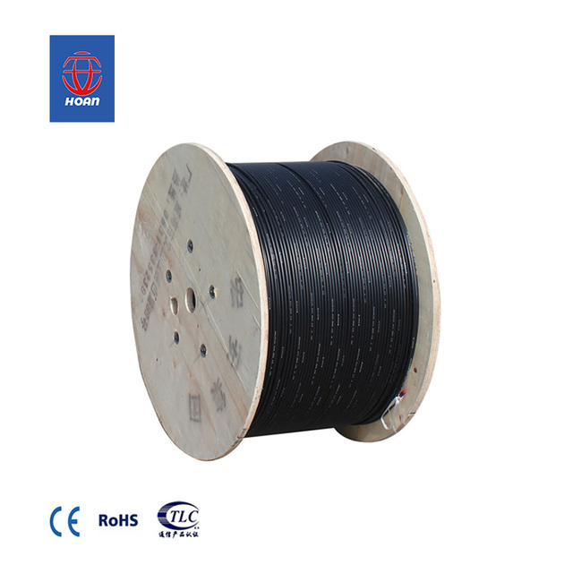Customized Armored Optical Cable 12 24 48 Core Outdoor Fiber Optics Internet Cable Black Spool Fiber Communication Cables