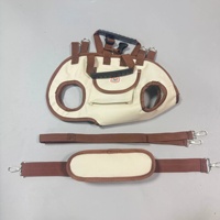 Sac à dos de transport portable et respirant pour animaux de compagnie (chats et chiens) – Léger, 7 kg, pour l'extérieur, à porter à la main ou en bandoulière, avec harnais de voyage