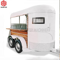 Kiosque alimentaire de rue, camion, grill, Pizza, glace, gaufre, boulangerie, Restaurant Mobile, remorque d'aliments, camion cheval