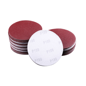 Papel de <span class=keywords><strong>Lija</strong></span> <span class=keywords><strong>Circular</strong></span> de Alúmina Roja de 5 Pulgadas con Gancho y Bucle <span class=keywords><strong>para</strong></span> Pulir Madera y Metal, <span class=keywords><strong>para</strong></span> Lijadora Orbital, Granos 40-2000 - Product Image 1