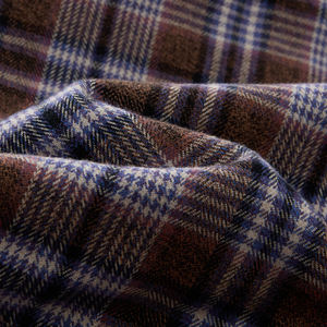 Chaqueta de Franela a Cuadros Personalizada para Hombre, 100% Algodón, Cortavientos, Cálida, Invernal, Informal Elegante, Acolchada - Product Image 3