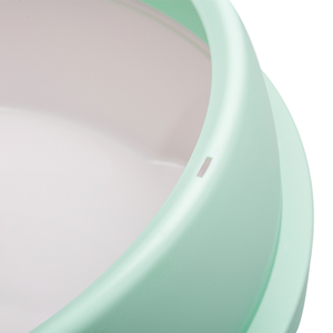 Caja de Arena para Gatos de Plástico Duradera y Ecológica con Diseño Inteligente y Fácil Limpieza, Capacidad de 20L, 40.5x37x18cm - Product Image 4