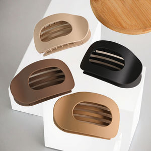 กิ๊บหนีบ<span class=keywords><strong>ผม</strong></span>ทรงรีสีด้านสำหรับผู้หญิง<span class=keywords><strong>ทำ</strong></span>มือขนาด9.5ซม. ที่หนีบผมรูปตุ่นปากเป็ดสีทึบทรงผมแฟชั่น - Product Image 2