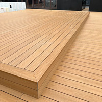 Nouvelle technologie chinoise WPC, planches de terrasse en composite bois-plastique 3D embossées, terrasse WPC pour extérieur