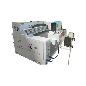 Impresora DTF de inyección de tinta Digital de cama plana UV 6050 para tarjetas, fundas de teléfono, máquina de impresión de vidrio A3 A4