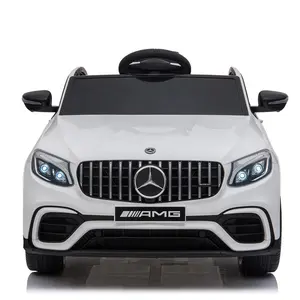 Coche eléctrico para niños, vehículo con licencia AMG GLC 63S para montar en Mercedes