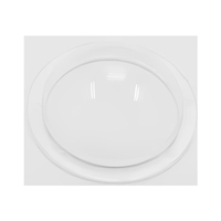 YUNTUO 1,8 pulgadas ojo de pez gran angular óptico claro cúpula cubierta transparente escudo HD vigilancia CCTV lente cubierta reemplazo