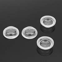 Tapa impermeable para KCD1 Interruptor basculante redondo de 23mm Superficie de cúpula plana Cubierta de PVC transparente ON/OFF