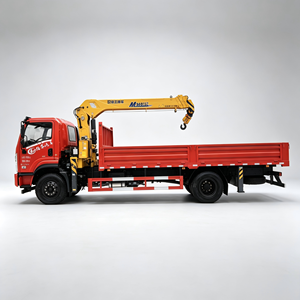 Camión Dongfeng 4x2 con Grúa Montada de 5T, Grúa Hidráulica de Pluma Recta de 10T, Camión de Carga - Product Image 1