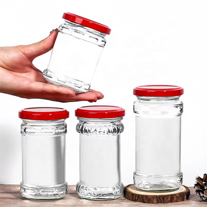 Gia Đình Kích Thước 220Ml 280Ml 240Ml 200Ml Thủy Tinh Dưa Jar Thực Phẩm Lưu Trữ Lọ Thủy Tinh Với Nắp Kim Loại Cho Mứt Dưa Nước Sốt Mật Ong Thực Phẩm - Product Image 3