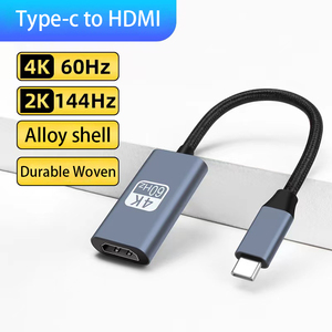 4K 30Hz USB-C Nam để <span class=keywords><strong>HDMI</strong></span> Adapter Loại C để <span class=keywords><strong>HDMI</strong></span> nữ Adapter Cable 1080p 60Hz cho Macbook HDTV Máy chiếu USB C <span class=keywords><strong>HDMI</strong></span> - Product Image 2