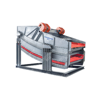 Crible vibrant linéaire à double pont en polyuréthane Haiwang série ZKB/2ZKB pour l'extraction minière, capacité personnalisée, 220V/380V